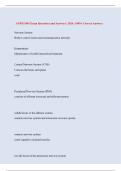ANPH 1001 Exam Questions and Answers &vert; 2026 &vert; 100&percnt; Correct Answers 