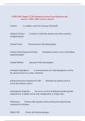 ANPH 1001 Chapter 12 The Endocrine System Exam Questions and  Answers &vert; 2026 &vert; 100&percnt; Correct Answers 