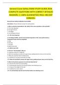 General Crane Safety EXAM STUDY GUIDE 2026 COMPLETE QUESTIONS WITH CORRECT DETAILED ANSWERS &vert;&vert; 100&percnt; GUARANTEED PASS <RECENT VERSION>