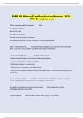 BAEP 451 Midterm Exam Questions and Answers &vert; 2026 &vert;  100&percnt; Correct Answers 