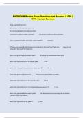 BAEP CNIM Review Exam Questions and Answers &vert; 2026 &vert;  100&percnt; Correct Answers 