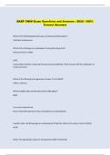 BAEP CNIM Exam Questions and Answers &vert; 2026 &vert; 100&percnt;  Correct Answers 