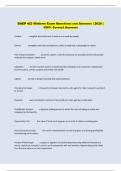 BAEP 423 Midterm Exam Questions and Answers &vert; 2026 &vert;  100&percnt; Correct Answers 