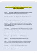BAEP 301 Midterm Exam Questions and Answers &vert; 2026 &vert;  100&percnt; Correct Answers
