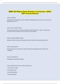 BAEP 423 Midterm Exam Questions and Answers &vert; 2026 &vert;  100&percnt; Correct Answers 