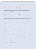 BUS 305 Chapter 7 Exam Questions and Answers &vert; 2026 &vert; 100&percnt; Correct  Answers