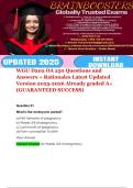 WGU D202 &vert; Actual OA  &vert; 250 Questions and Answers &plus; Rationales &vert; Latest Updated Version 2025-2026 &vert; Already graded A&plus; &vert; &lpar;GUARANTEED SUCCESS&rpar;