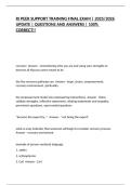 RI PEER SUPPORT TRAINING FINAL EXAM &vert; 2025&sol;2026 UPDATE &vert; QUESTIONS AND ANSWERS &vert; 100&percnt; CORRECT&excl;&excl;