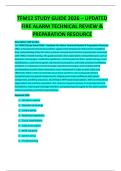 TFM12 STUDY GUIDE 2026 &ndash; UPDATED FIRE ALARM TECHNICAL REVIEW & PREPARATION RESOURCE