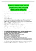NUR 529 EXAM 2 STUDY GUIDE &ndash;  COMPLETE COURSE REVIEW &  PREPARATION RESOURCE 