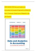 TEST BANK FOR Data and Analytics in Accounting An Integrated Approach 1st Edition by Ann C&period; Dzuranin&comma; Guido Geerts&comma; Margarita Lenk &vert;All Chapters&vert; Latest Version 2025 A&plus;