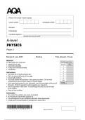 aqa a level physics paper 2 2025