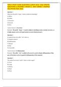 NWCA STUDY GUIDE QUESTIONS &lpar;LATEST 2025&sol; 2026 UPDATE&rpar; QUESTIONS & ANSWERS&vert; GRADE A&vert; 100&percnt; CORRECT &lpar;VERIFIED SOLUTIONS&rpar; 