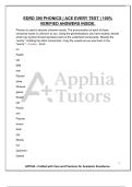 EDRD 390 PHONICS &vert; ACE EVERY TEST &vert; 100&percnt; VERIFIED ANSWERS INSIDE&period;