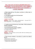 NSG 5140 Advanced Pathophysiology Midterm 1 Exam &ndash; Correct Answers & Rationales &lpar; 2025&sol;2026&rpar;