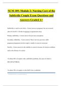 NCM 109&colon; Module 2&colon; Nursing Care of the Subfertile Couple Exam Questions and Answers Graded A&plus;