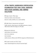 ATTSA TRAFFIC SUPERVISOR CERTIFICATION EXAMINATION TEST 2026 2 REAL VERSIONS WITH STUDY MATERIAL AND VERIFIED SOLUTIONS