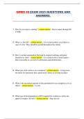 AMMO 49 Exam &lpar;2025&rpar; &ndash; Complete Questions and Answers &ndash; U&period;S&period; Navy A&E Safety&comma; QUAL&sol;CERT&comma; Range Ops & Procedures