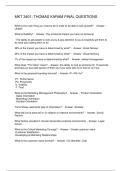 MKT 3401 THOMAS KARAM FINAL QUESTIONS