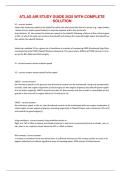 ATLAS AIR STUDY GUIDE 2025 WITH COMPLETE  SOLUTION