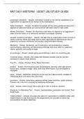 MKT 3401 MIDTERM - LEDET LSU STUDY GUIDE