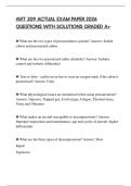 AVIT 309 ACTUAL EXAM PAPER 2026 QUESTIONS WITH SOLUTIONS GRADED A&plus;