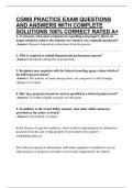 CGMS PRACTICE EXAM QUESTIONS AND ANSWERS WITH COMPLETE SOLUTIONS 100&percnt; CORRECT RATED A&plus;
