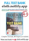 Biology&colon; The Essentials &ndash; 4th Edition &lpar;Hoefnagels&rpar; &ndash; Complete Test Bank for All Chapters