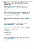 ATLS test exam Question & Answers &lpar;UPDATE&rpar;&period;docx