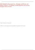 TEST BANK For Paramedic Care - Principles and Practice&comma; 6th Edition&comma; Volume 1 - 5 by Bledsoe&comma; Verified Questions and answers&comma; Complete Newest Version 