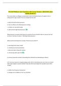 NYU HAP Midterm Exam Questions with Correct Answers&vert; 2025&sol;2026 Latest  Update &lpar;Grade A&plus;&rpar; 