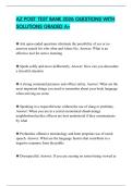 AZ POST TEST BANK 2026 QUESTIONS WITH SOLUTIONS GRADED A&plus;