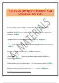 A2L EXAM 2025&sol;2026 QUESTIONS AND ANSWERS 100&percnt; PASS