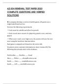AZ-204 RENEWAL TEST PAPER 2025 COMPLETE QUESTIONS AND VERIFIED SOLUTIONS
