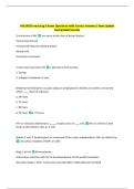 HIV&sol;AIDS med surg II Exam Questions with Correct Answers&vert; New Update  Guaranteed Success 