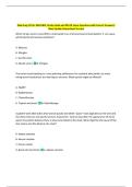 Med-Surg CH 35&colon; HIV&sol;AIDS&comma; Study Guide and NCLEX Exam Questions with Correct Answers&vert;  New Update Guaranteed Success