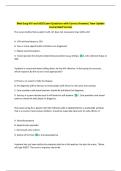 Med-Surg HIV and AIDS Exam Questions with Correct Answers&vert; New Update  Guaranteed Success 