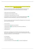 Med Surg Exam 4 Questions in back of book Exam Questions with Correct Answers&vert; New  Update Guaranteed Success 