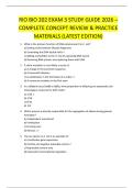 RIO BIO 202 EXAM 3 STUDY GUIDE 2026 &ndash;  COMPLETE CONCEPT REVIEW & PRACTICE  MATERIALS &lpar;LATEST EDITION&rpar; 