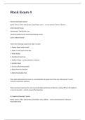 Rock Exam 4 Questions And Answers Solution guaranteed&period;