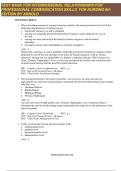 TEST BANK FOR INTERPERSONAL RELATIONSHIPS FOR PROFESSIONAL COMMUNICATION SKILLS FOR NURSING 8th EDITION BY ARNOLD
