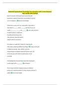 BUNDLE-&colon;&colon;Industrial-Organizational Psychology Exams with Correct Answers