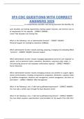 3F5 CDC QUESTIONS WITH CORRECT ANSWERS 2025&sol;2026