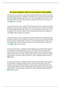 IXL Exam Questions with Correct Answers&vert; New Update 