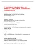 3P EXAM &lpar;2025-2026&rpar; QUESTIONS AND VERIF&period;&period;&period;LIZED ANSWERS&comma; 100- GUARANTEE PASS
