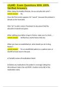 cityMD Exam Questions With 100- Verified Answers&period;docx