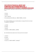 CDC 6F051N FINANCIAL MGMT AND COMPTROLLER JOURNEYMAN VOL&period; 1 QUESTIONS WITH CORRECT ANSWERS 2025-2026