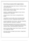 NEA-BC Practice Questions With Complete Solutions