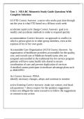 Test 1 - NEA BC Mometrix Study Guide Questions With Complete Solutions