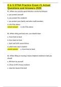 D & S STNA Practice Exam -1 Actual Questions and Answers 2026&period;docx